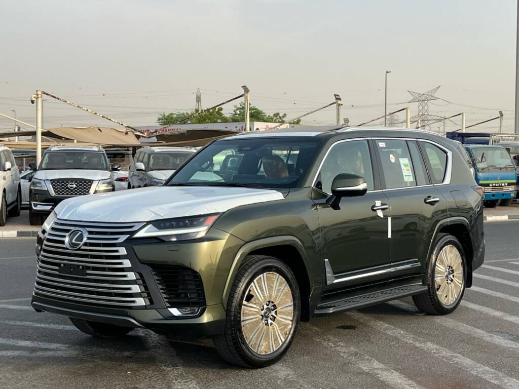 LEXUS LX600 SIGNATURE GREEN IN TAN 2025