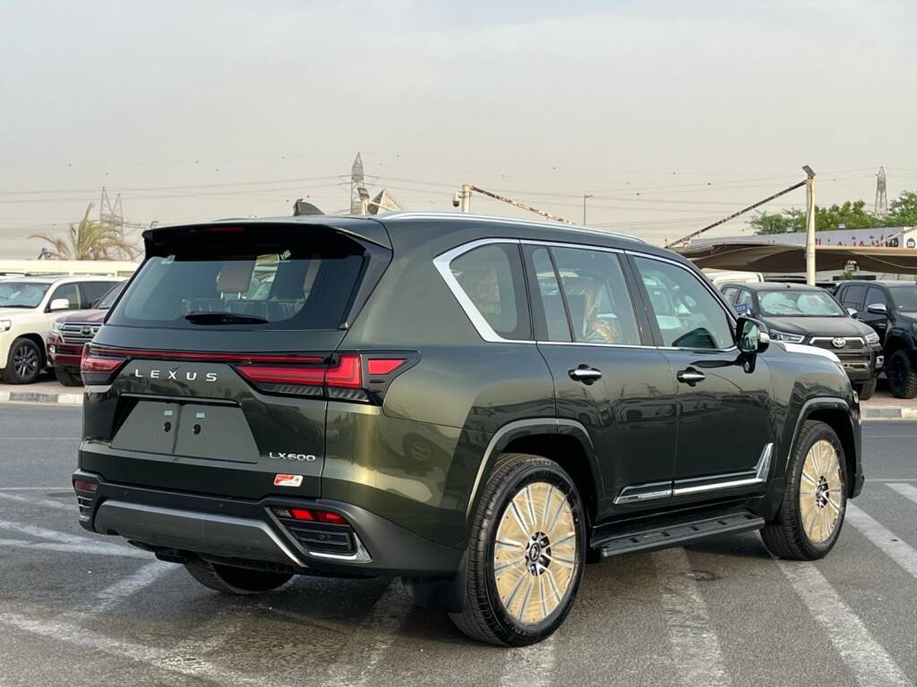 LEXUS LX600 SIGNATURE GREEN IN TAN 2025