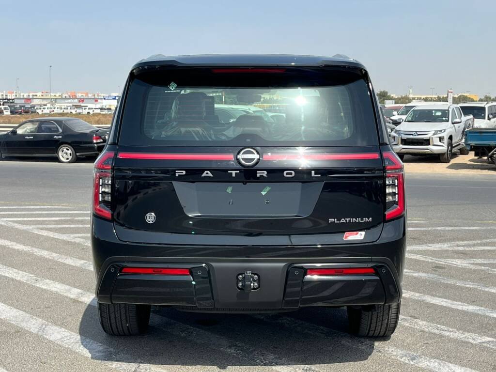 NISSAN PATROL PLATINUM V6 TWIN TURBO 2025 BLACK-IN TAN