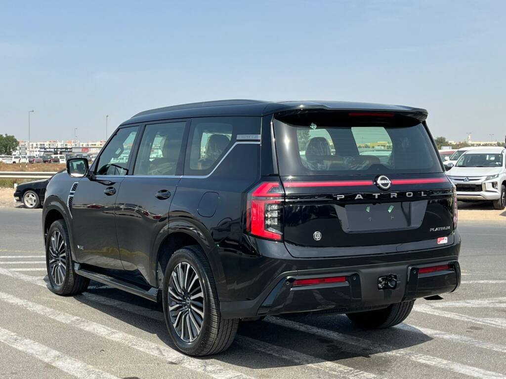 NISSAN PATROL PLATINUM V6 TWIN TURBO 2025 BLACK-IN TAN