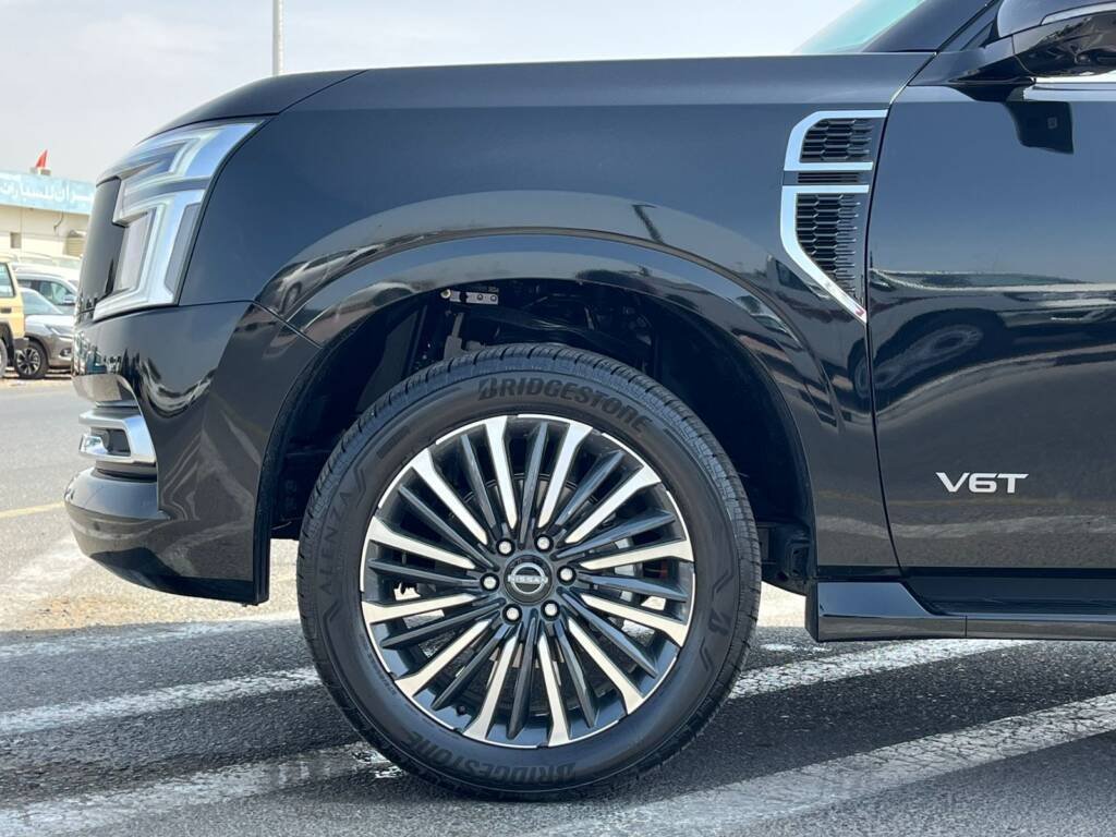 NISSAN PATROL PLATINUM V6 TWIN TURBO 2025 BLACK-IN TAN