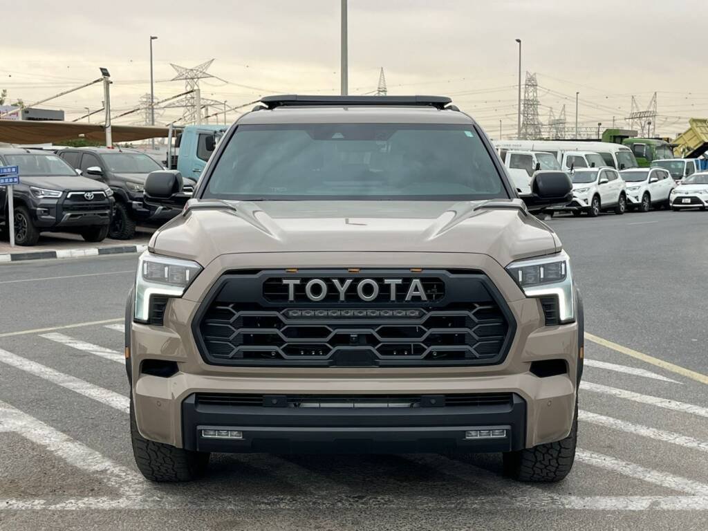 TOYOTA SEQUOIA TRD PRO 2025 CAMEL COLOR