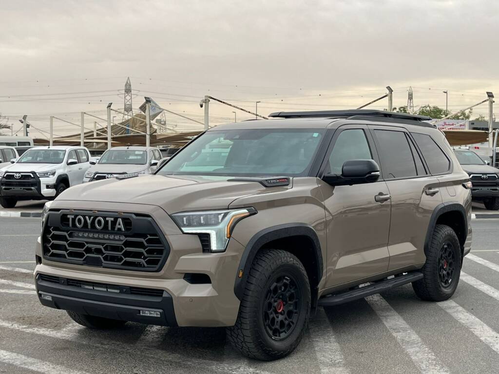 TOYOTA SEQUOIA TRD PRO 2025 CAMEL COLOR