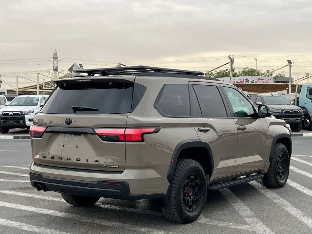 TOYOTA SEQUOIA TRD PRO 2025 CAMEL COLOR