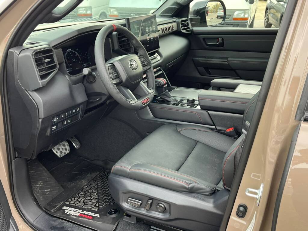 TOYOTA SEQUOIA TRD PRO 2025 CAMEL COLOR